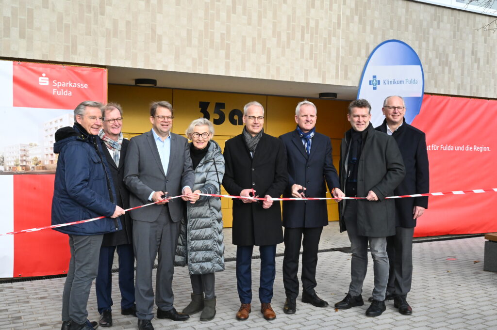 Das neue Wohngebäude „Stadttor Pacelliallee“