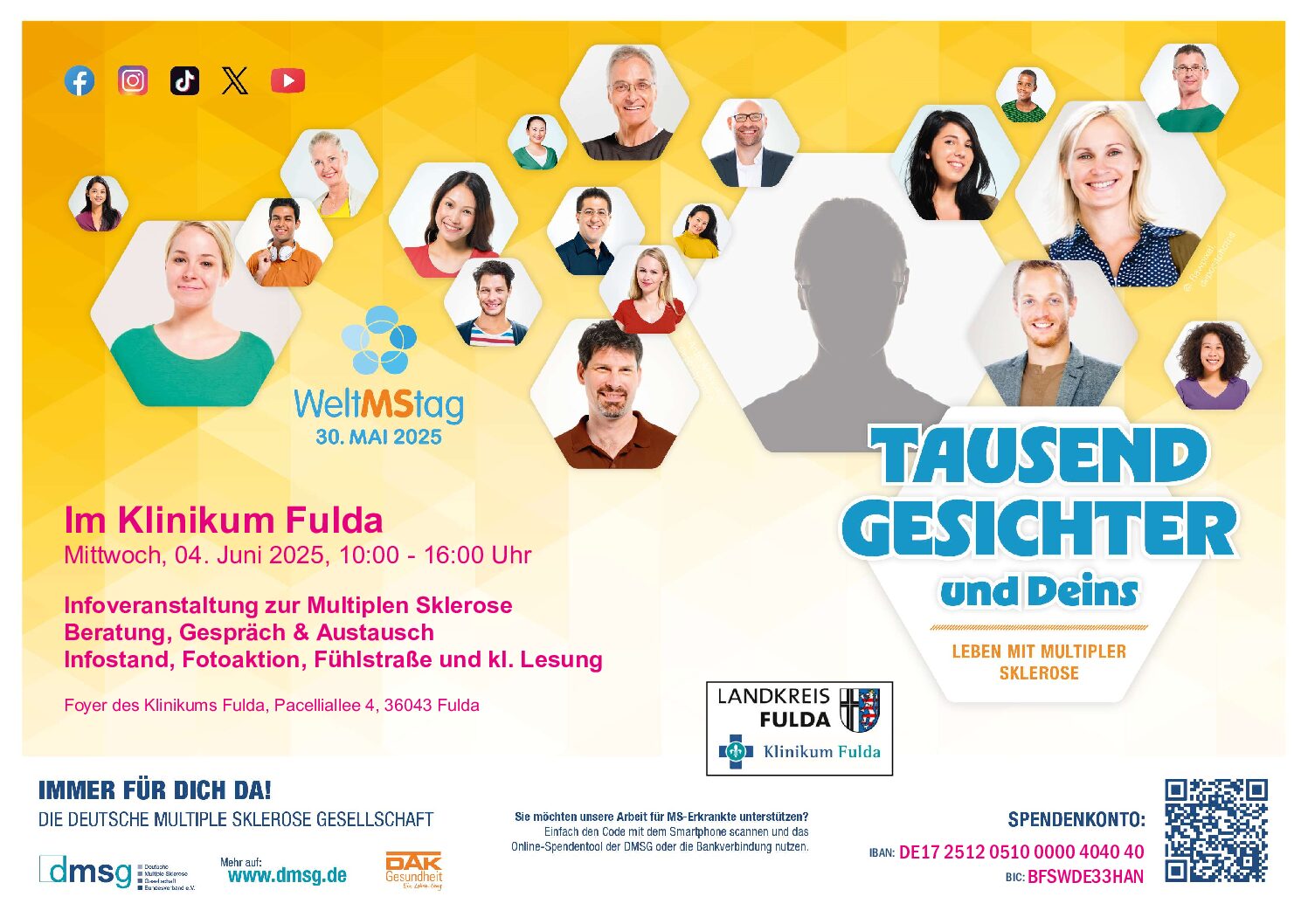 Plakat Welt MS Tag 2025 Bund
